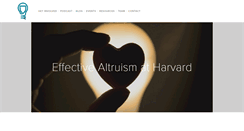 Desktop Screenshot of harvardea.org
